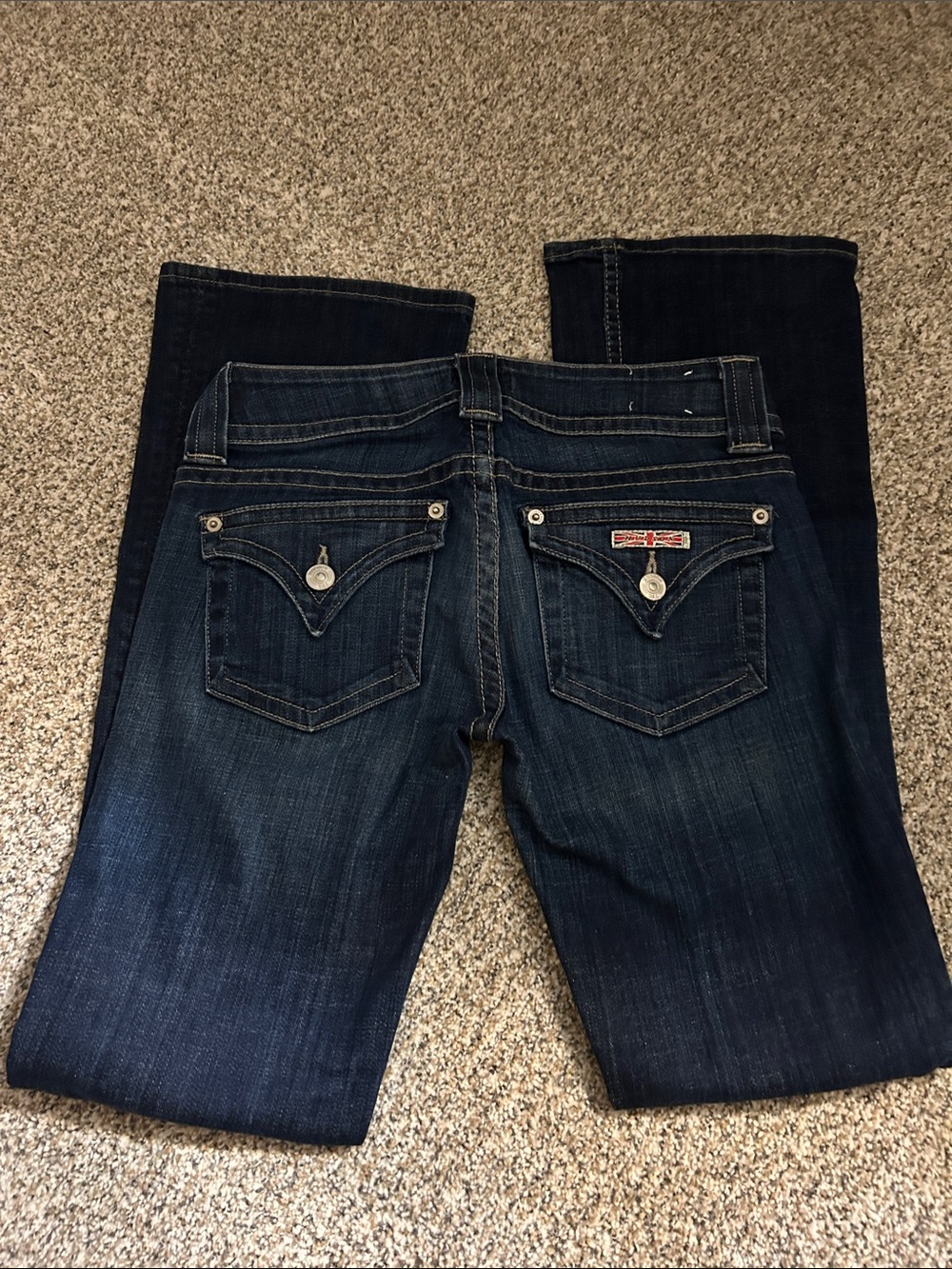 Hudson Jeans Dark Indigo Small Flare Jeans - Picture 4 of 4